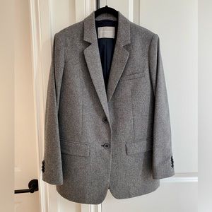 Everlane Herringbone/Grey Oversized Blazer (size 2 if oversize or TTS 4-6)